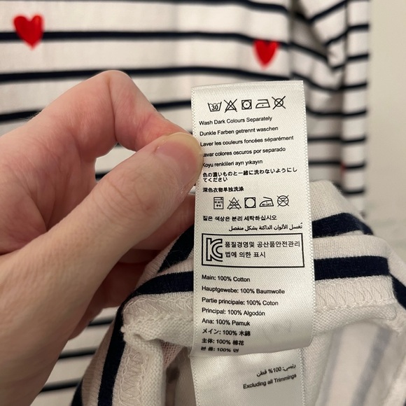 Like-New Joules Rivera Print Dress in Heart Stripe ♥️♥️♥️ - Picture 7 of 8